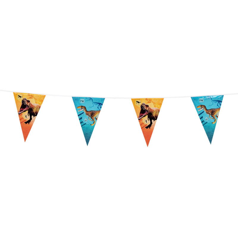 Plastová girlanda Dinosaurus 6 m